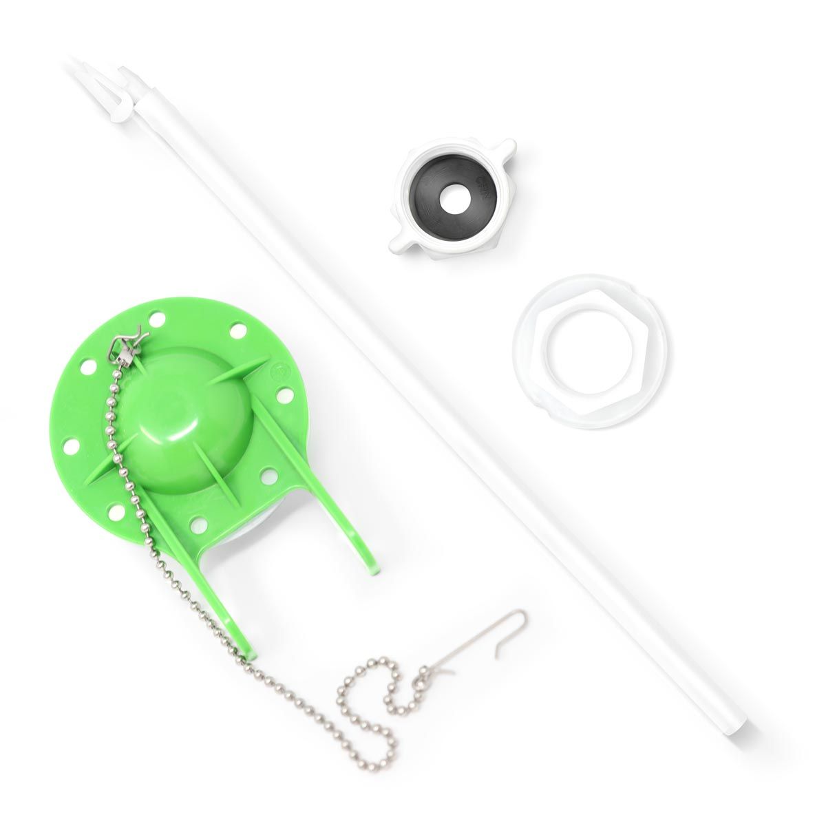 Toilet Universal Fill Valve Kit. Including Flapper.