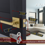 NIKA Modern Door Handle Set