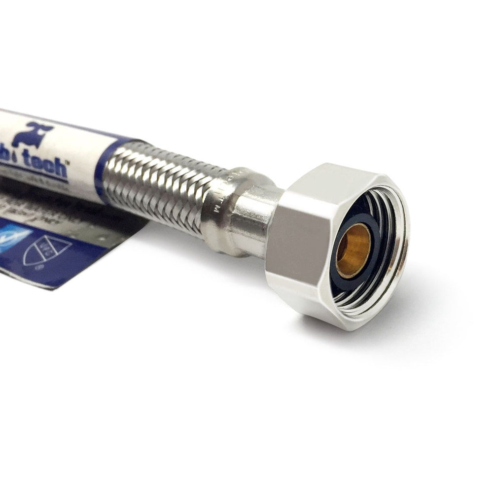 Faucet Supply Line Connector 30" x 3/8" OD x 1/2" FPT
