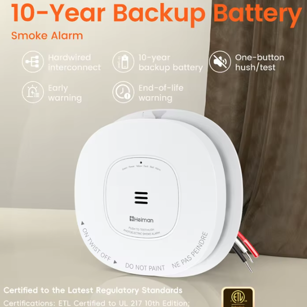 Smoke & CO Alarm HM-638THM-AC