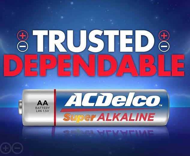 Pilas AA ACDelco de 40 unidades, pila superalcalina de máxima potencia
