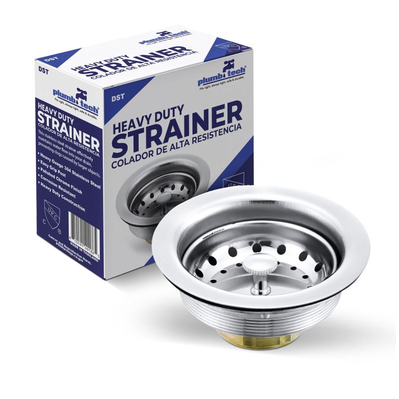 4" Duo Strainer, 304 Stainless Steel Body