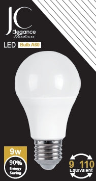 JC-A604K. Bombilla LED E26, 9 W, 4000 K.