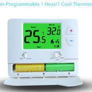 Termostato digital no programable de calor/frío JC-AC701