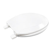 Round Bowls, 16-1/2", White Plastic Toilet Seat