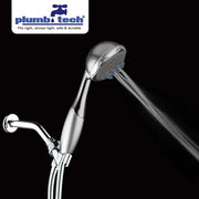 Jumbo 5 Function Shower Head with Massager and Holder