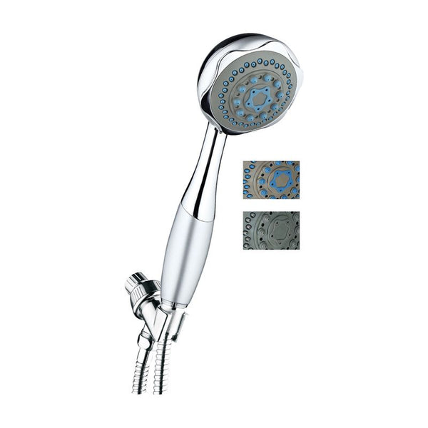 Jumbo 5 Function Shower Head with Massager and Holder