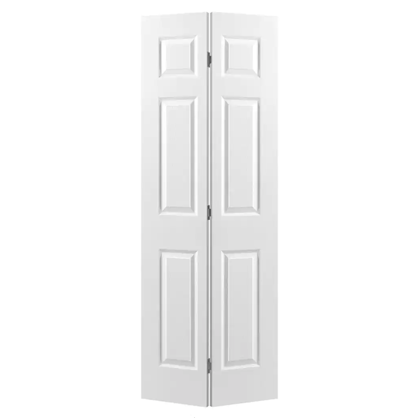 Puerta plegable lisa de 6 paneles con núcleo hueco