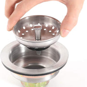 Kitchen Sink Drain Assembly with Strainer Basket & Stopper