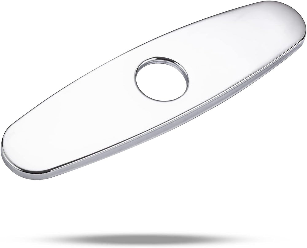 Placa de cubierta de 10 pulgadas para baño o cocina - Cromo pulido