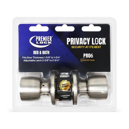 PR06-Perilla de privacidad de acero inoxidable Premier