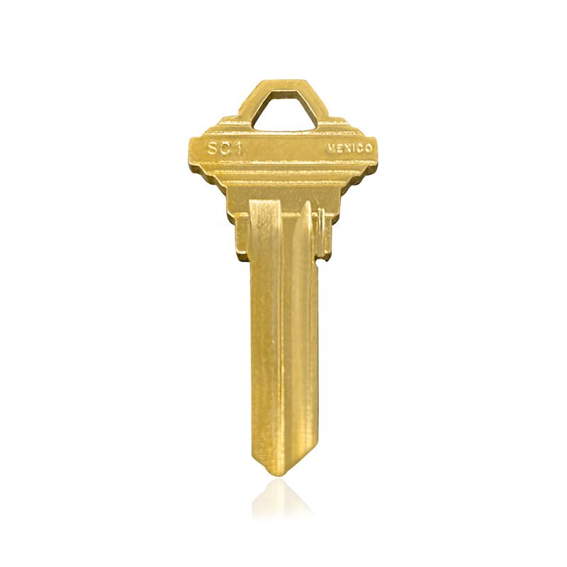 SC1 Key Blanks - Brass Finish